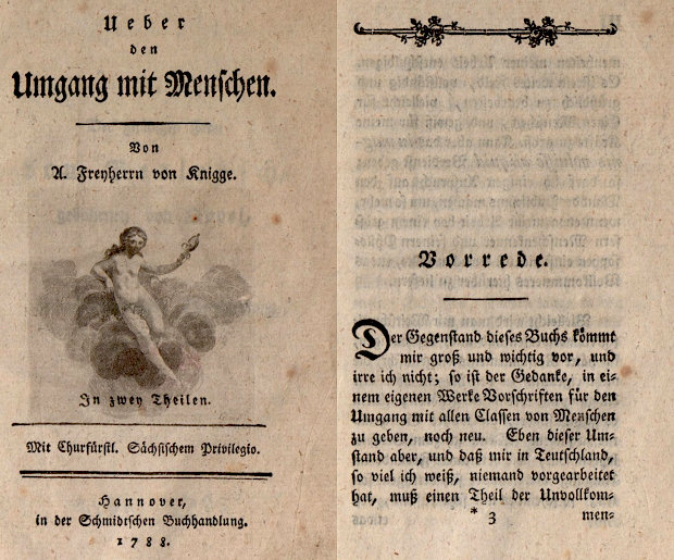 Knigge Erstausgabe 1788